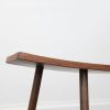 Bent Bench - Short - Walnut | Benches & Ottomans by Hyfen by HCWD Studio. Item made of wood
