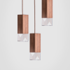 Lamp/One Wood Trio Chandelier | Chandeliers by Formaminima