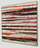 Red Lined Pictures - Incl Frame | Oil And Acrylic Painting in Paintings by Ronald Hunter | Roxier Art Gallery in Rotterdam. Item made of canvas