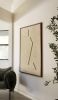 Minimalist Textured Relief | Wall Sculpture in Wall Hangings by Blank Space Studios. Item made of oak wood compatible with minimalism and mid century modern style