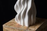Tornado, 0011, by Yiannis Vogdanis, 3D Printed Ceramic Art | Vase in Vases & Vessels by BinaryCeramics. Item composed of ceramic in art deco style