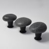 Natural Pebble Stone Pull Knob Handles for Cabinets | Hardware by SeaStoneCrafts. Item made of aluminum with granite works with country & farmhouse & coastal style