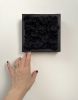 Woven wall art frame (Rock 003) | Tapestry in Wall Hangings by Elle Collins. Item made of oak wood & cotton compatible with minimalism and mid century modern style