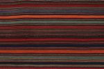 Vintage Persian Jajim Bidjar Kilim in Polychromatic Stripes | Area Rug in Rugs by Rug and Kilim