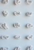 Knot Series III: Calling Lights | Sculptures by Purely Porcelain. Item composed of ceramic in minimalism or mid century modern style
