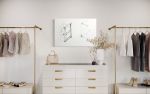 Minimal Line Door Wall Art | Oil And Acrylic Painting in Paintings by NAMYOONSOOART. Item made of canvas with synthetic