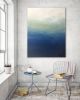 Abstract Blue Ombre | Paintings by Nicolette Atelier