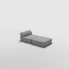 Lounge + Ottoman Set | Lounge Chair in Chairs by Bend Goods. Item composed of fabric