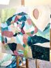 When we walk together | Oil And Acrylic Painting in Paintings by Cristina Dalla Valentina. Item made of canvas works with contemporary style