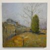 Strangers Passing Through | Oil And Acrylic Painting in Paintings by Julia Lawing Fine Art. Item made of canvas with synthetic