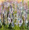 Nightfall Triptych | Oil And Acrylic Painting in Paintings by Joanie Gagnon San Chirico Studio. Item composed of canvas compatible with contemporary and country & farmhouse style