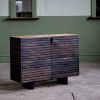 Cabinet of Ebonized English Oak and Polished Resin | Console Table in Tables by Jonathan Field. Item composed of oak wood & synthetic