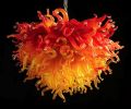 Pololena Chandelier SOLD | Chandeliers by Rick Strini. STRINI ART GLASS. Item made of glass