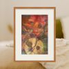 An Afternoon in the Garden | Mixed Media in Paintings by Elizabeth MacLean. Item compatible with boho and contemporary style