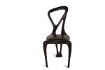 Amorph Gazelle Dining Chair, Solid Wood, Ebony Stained | Chairs by Amorph. Item made of wood