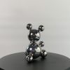 Small Stainless Steel Bear 'Sandy' | Sculptures by IRENA TONE. Item composed of steel in minimalism or art deco style