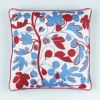 Figs Cornflower Blue Cushion Cover | Pillows by Jessie de Salis. Item composed of linen in boho or mid century modern style