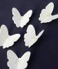 Lace Wings - Set of 21 | Wall Sculpture in Wall Hangings by Elizabeth Prince Ceramics. Item composed of stoneware in minimalism or contemporary style