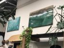 Reclaimed | Oil And Acrylic Painting in Paintings by Amanda Szopinski | Cosube in Portland. Item made of linen & synthetic
