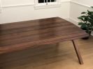 Compound Splayed Leg Dining Table in Quartersawn Walnut | Tables by Brian Holcombe Woodworker. Item composed of wood