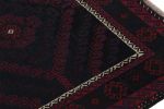 Vintage Baluch Afghan rug in Red & Blue Tribal Patterns | Area Rug in Rugs by Rug and Kilim