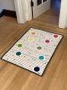 CHATTER floorcloth 2' x 3' | Mat in Rugs by OTSI design. Item made of cotton compatible with minimalism and contemporary style
