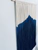 Extra Large Dyed Macrame Wall Hanging / Fiber Art | Wall Hangings by Love & Fiber. Item composed of cotton