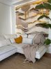 Extra Large Handwoven Wall Hanging – "Amber Falls" | Tapestry in Wall Hangings by Tissage Sauvage. Item made of cotton works with boho & country & farmhouse style