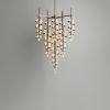 Lauren Config 1 | Chandeliers by Ovature Studios. Item made of brass works with mid century modern & contemporary style