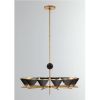 SJ2091 CLEO CHANDELIER | Chandeliers by alanmizrahilighting | New York in New York. Item made of brass