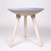 Moon Side Tables | Tables by Bronsen | Rebecca Atwood Designs Showroom in New York. Item made of wood & concrete