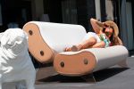 KUUMO Design | Chaise Lounge in Couches & Sofas by KUUMO Design. Item made of fabric & steel compatible with contemporary and modern style