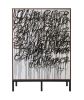 Say It Again Armoire, Mix Media Graffiti Artwork Doors | Wardrobe in Storage by Morgan Clayhall
