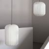 Lantern slim - ceiling pendant - Origami Paper Lampshade | Pendants by Studio Pleat. Item made of paper works with minimalism & contemporary style