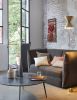 Aureole Pendant Light | Floor Lamp in Lamps by MOSS Objects. Item made of brass works with minimalism & mid century modern style