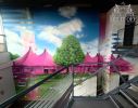 Walk the Walk Interior Mural Feature | Murals by Set It Off Murals | Walk The Walk in Woking. Item made of synthetic