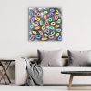 Donuts (SOLD) | Oil And Acrylic Painting in Paintings by Alessia Lu. Item made of canvas works with contemporary & modern style