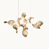 Dune 10 Cluster in Metallic Tones Pendant Light | Chandeliers by MOSS Objects. Item composed of metal in contemporary or japandi style