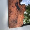 Eye-catching Live Edge Cherry Burl Mirror-Custommade to size | Decorative Objects by thomas weber. Item made of wood & glass compatible with boho and country & farmhouse style