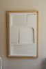 No. 109 Japandi Plaster Wall Relief - Scandinavian Decor | Wall Sculpture in Wall Hangings by Joseph A