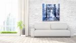 "Dimensions Within" | Mixed Media by Heather Kocsis. Item composed of wood and synthetic in contemporary or industrial style