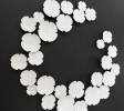 Extra Large set of 29 Graces Wall Art | Wall Sculpture in Wall Hangings by Elizabeth Prince Ceramics. Item composed of stoneware in mid century modern or contemporary style