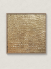 Gold 3d textured artwork | Oil And Acrylic Painting in Paintings by Serge Bereziak. Item composed of canvas compatible with minimalism and contemporary style