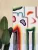 Mid-Century modern fiber frame | Wall Sculpture in Wall Hangings by HILO Fiber Art. Item made of canvas