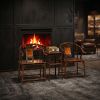 Legacy Ellsworth Ming Begonia Openwork Horseshoe Armchair II | Chairs by Dynasty Artisan. Item composed of wood compatible with contemporary and eclectic & maximalism style