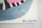 Talk a Lot More | Oil And Acrylic Painting in Paintings by Claire Desjardins. Item made of canvas with synthetic