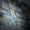 "Arctic" Glass and Metal Wall Art Sculpture | Wall Sculpture in Wall Hangings by Karo Studios. Item made of metal with glass