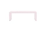 Coffee Table, Matt Light Pink | Tables by IKON KØBENHAVN. Item composed of wood and ceramic in boho or minimalism style