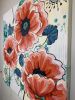 "Time to Play" Floral Poppy Painting | Oil And Acrylic Painting in Paintings by Mandy Martin Art. Item composed of canvas