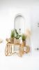 Handmade Rattan Lily Pad Stool and Plant Stand | Plants & Landscape by Amara